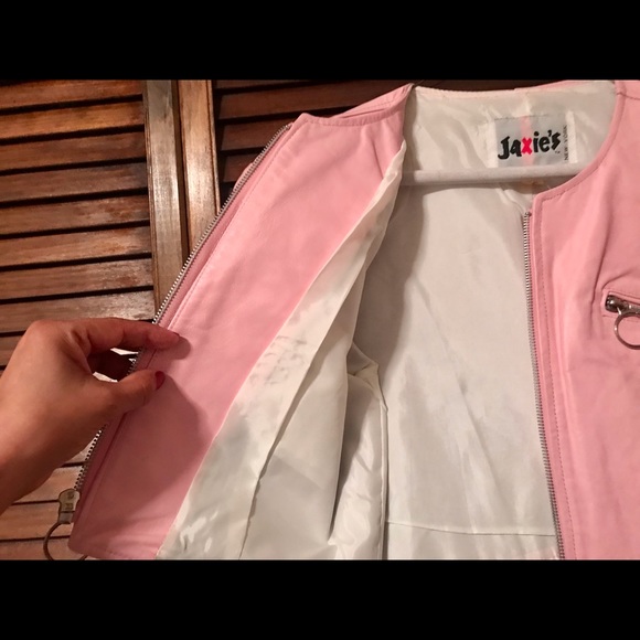 Pink Leather Jacket - Picture 3 of 6